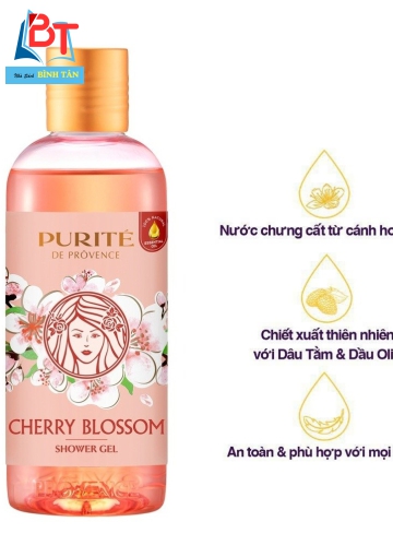Sữa tắm Purite 250ml - cherry
