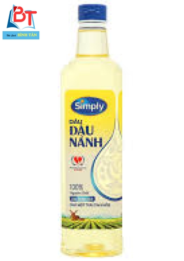 Dầu Đ.Nành Simply - chai 1 Lít