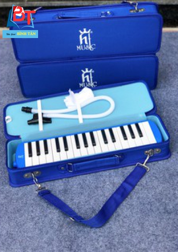 Kèn phím Melodica HT CC (học âm nhạc) bao đựng dạng vali hộp lót nỉ
