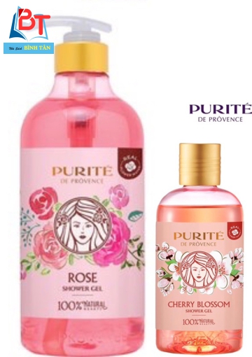 Sữa tắm PURITE hoa anh đào (cherry) 850ml + tặng 250ml